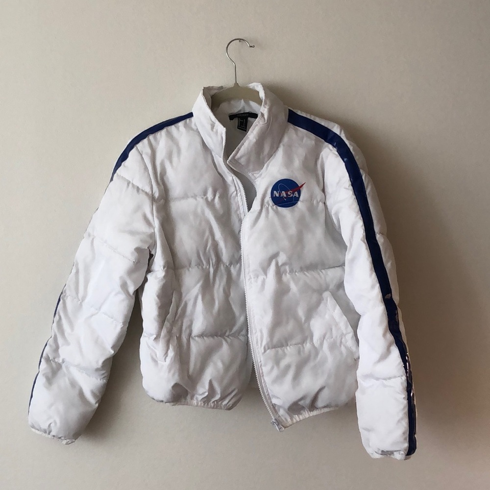 Forever 21 NASA Puffer Jacket